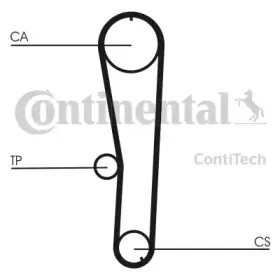 CT1072 CONTITECH Ремень ГРМ