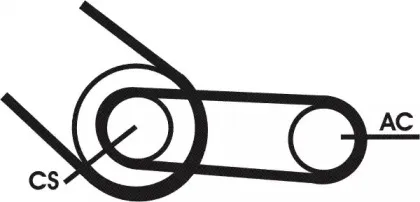 4PK916 ELAST T1 CONTITECH Поликлиновой ременный комплект