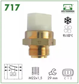 717 MTE-THOMSON Термовыключатель, вентилятор радиатора
