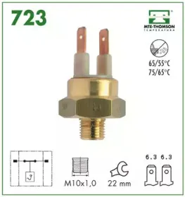 723 MTE-THOMSON Термовыключатель, вентилятор радиатора