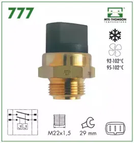 777 MTE-THOMSON Термовыключатель, вентилятор радиатора