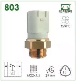 803 MTE-THOMSON Термовыключатель, вентилятор радиатора
