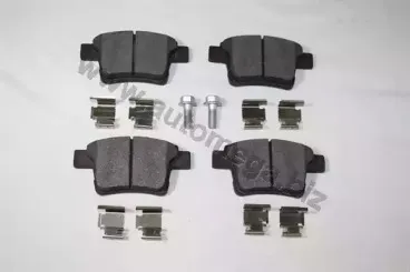 120008410 AUTOMEGA Комплект тормозных колодок, дисковый тормоз