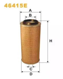 46415E WIX FILTERS Воздушный фильтр