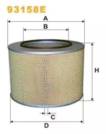 93158E WIX FILTERS Воздушный фильтр