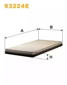 93224E WIX FILTERS Фильтр, воздух во внутренном пространстве