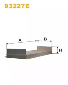 93227E WIX FILTERS Фильтр, воздух во внутренном пространстве