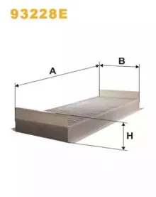 93228E WIX FILTERS Фильтр, воздух во внутренном пространстве