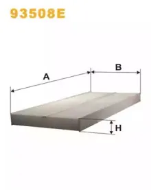 93508E WIX FILTERS Фильтр, воздух во внутренном пространстве