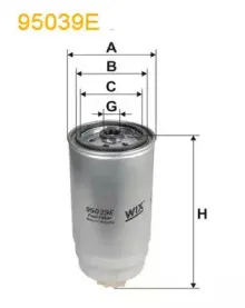 95039E WIX FILTERS Топливный фильтр
