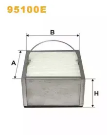 95100E WIX FILTERS Топливный фильтр
