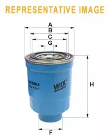 WF8062 WIX FILTERS Топливный фильтр