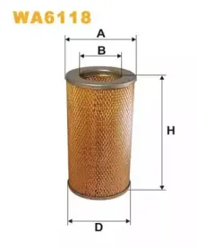 WA6118 WIX FILTERS Воздушный фильтр