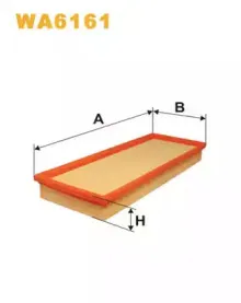 WA6161 WIX FILTERS Воздушный фильтр