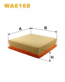 WA6168 WIX FILTERS Воздушный фильтр
