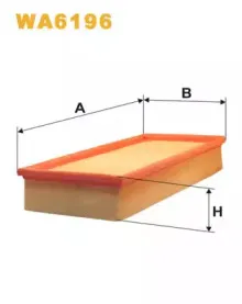WA6196 WIX FILTERS Воздушный фильтр