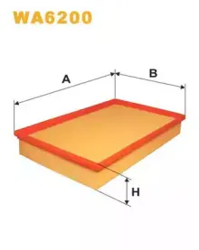 WA6200 WIX FILTERS Воздушный фильтр