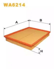 WA6214 WIX FILTERS Воздушный фильтр