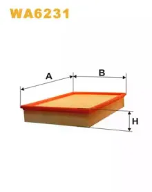 WA6231 WIX FILTERS Воздушный фильтр