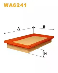 WA6241 WIX FILTERS Воздушный фильтр