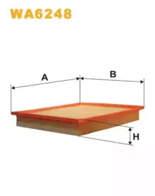 WA6248 WIX FILTERS Воздушный фильтр
