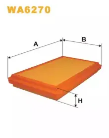 WA6270 WIX FILTERS Воздушный фильтр