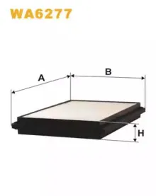 WA6277 WIX FILTERS Воздушный фильтр