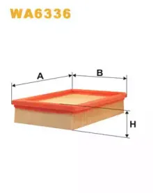 WA6336 WIX FILTERS Воздушный фильтр