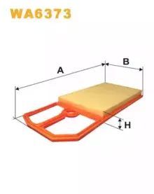 WA6373 WIX FILTERS Воздушный фильтр