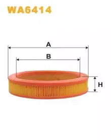 WA6414 WIX FILTERS Воздушный фильтр