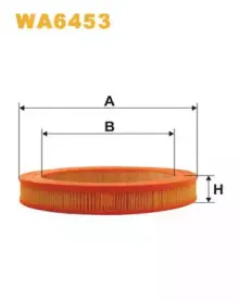 WA6453 WIX FILTERS Воздушный фильтр