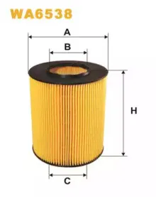 WA6538 WIX FILTERS Воздушный фильтр