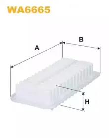 WA6665 WIX FILTERS Воздушный фильтр