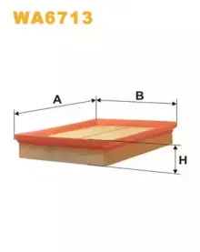 WA6713 WIX FILTERS Воздушный фильтр