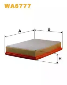 WA6777 WIX FILTERS Воздушный фильтр