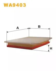 WA9403 WIX FILTERS Воздушный фильтр