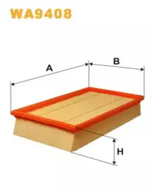 WA9408 WIX FILTERS Воздушный фильтр