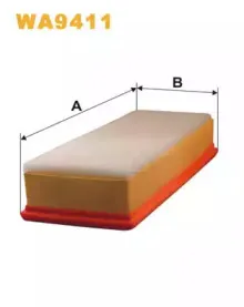 WA9411 WIX FILTERS Воздушный фильтр