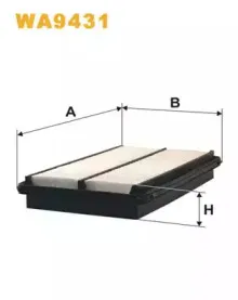 WA9431 WIX FILTERS Воздушный фильтр