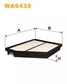 WA9435 WIX FILTERS Воздушный фильтр