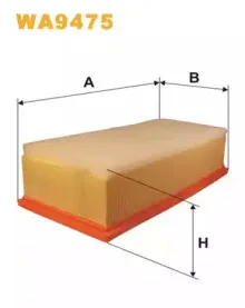 WA9475 WIX FILTERS Воздушный фильтр