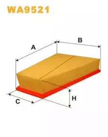 WA9521 WIX FILTERS Воздушный фильтр