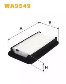 WA9549 WIX FILTERS Воздушный фильтр
