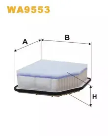 WA9553 WIX FILTERS Воздушный фильтр