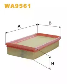 WA9561 WIX FILTERS Воздушный фильтр