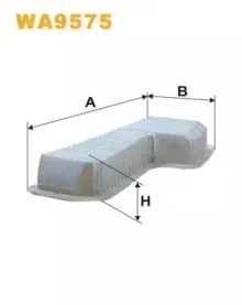 WA9575 WIX FILTERS Воздушный фильтр