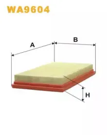 WA9604 WIX FILTERS Воздушный фильтр