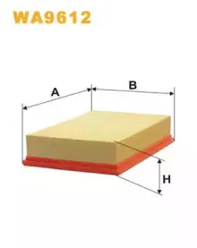 WA9612 WIX FILTERS Воздушный фильтр