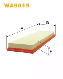 WA9619 WIX FILTERS Воздушный фильтр
