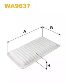 WA9637 WIX FILTERS Воздушный фильтр